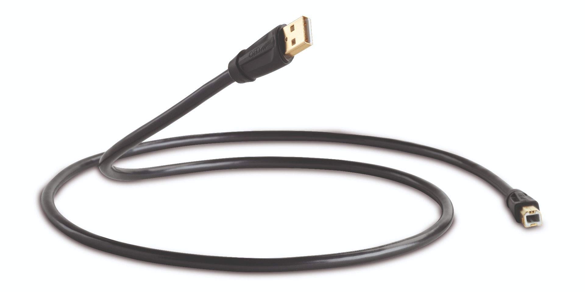 QED Performance USB Cable A to B 1.5 m Graphite