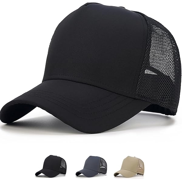Oversize XXL Mesh Trucker Hat for Men Big Head Hats High Crown