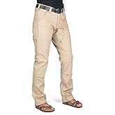 Dovetail Workwear Anna Taskpant Cargo Pants for Women, Relaxed Fit, 9 Functional Pockets, Painter's White Canvas Size 14x32