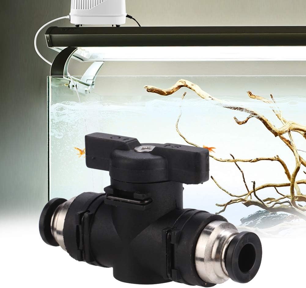 Pssopp Aquarium CO2 Valve 2 Way Air Regulator for Aquariums Manual On/Off Switch Valve for 6 mm Pipes, Default - Image 5
