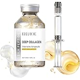 Silk Peptide Intensive Lifting Ampoule - Deep Collagen Silk Peptide Intensive Lifting Ampoule Serums for Face Tightening and Lifting, Korean Anti Aging Face Serum for Women 1.7fl.Oz/50ml (1pc)