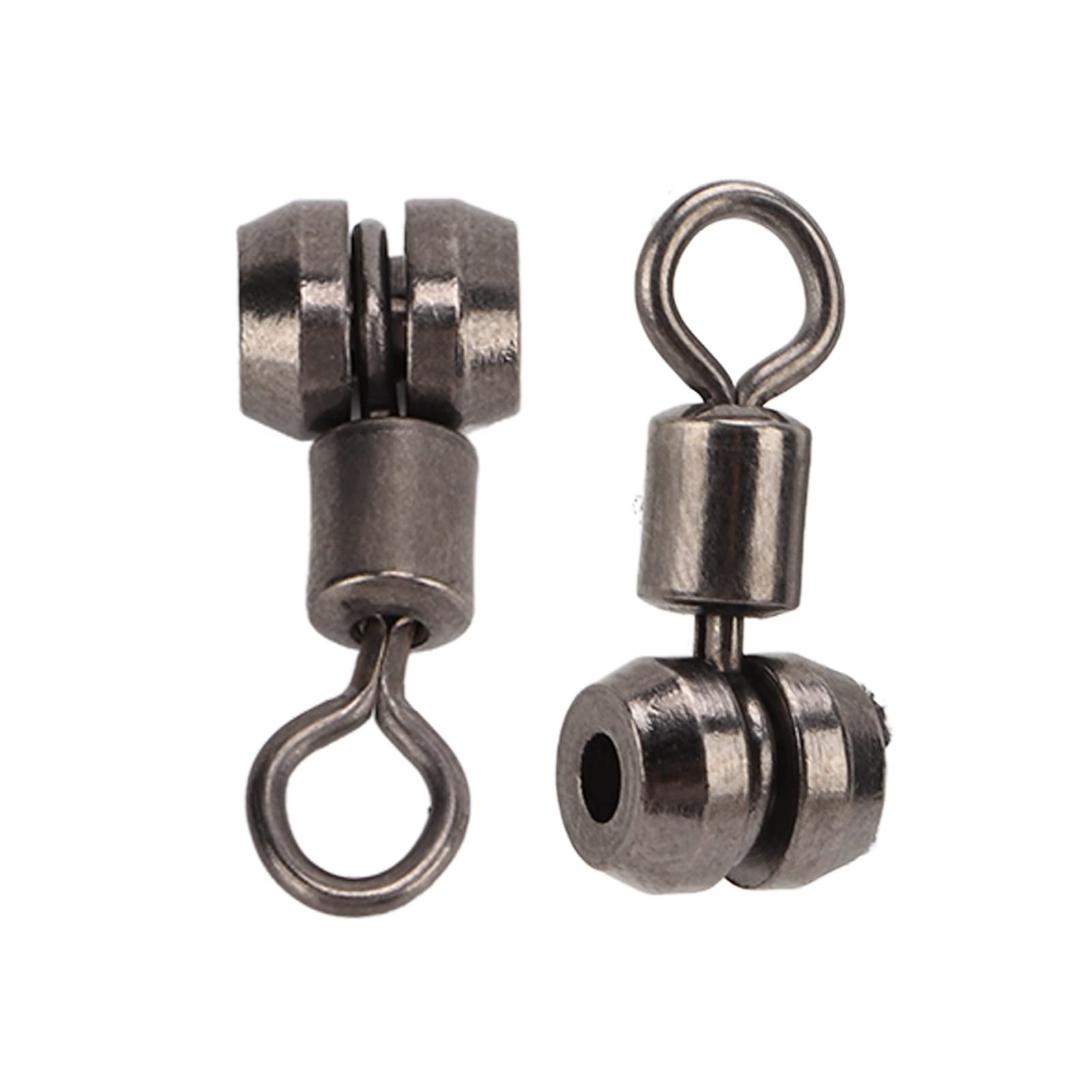 VGEBY Fishing Swivels, 10pcs 3 Way Fishing Swivels T Turn Brass Barrel Triple Swivel Cross Line Fishing Connectors Fishing Tackle Hook Line Fishing Accessories (large) Fishing Supplies