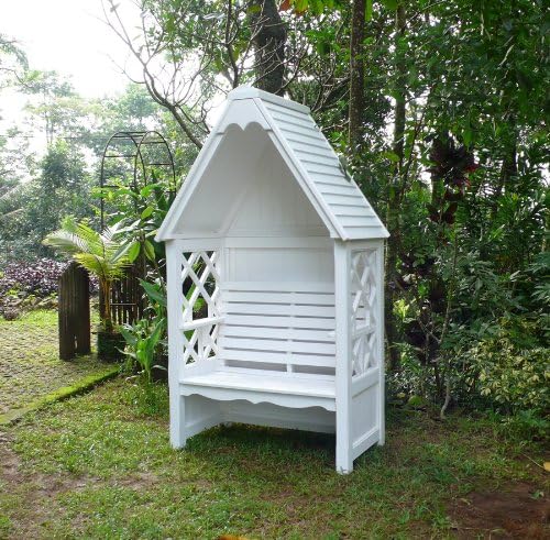 Laubenbank Bali Rosenbank Pavillon Gartenbank Bank Teehaus Liebesbank Amazon De Kuche Haushalt