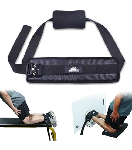 Sangle Réglable Avec Boucle Rapide Pour Musculation - Support De Jambe Pour Extensions, Curl Ischio - Fitness Maison Ou Salle - Longueur 167 Cm