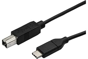 StarTech.com USB C to USB B Printer Cable - 10 ft / 3m - USB C Printer Cable - USB C to USB B Cable - USB Type C to Type B (U
