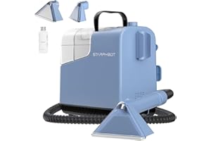STARRYBOT Portable Carpet & Upholestery Cleaner Machine for Pets, Spot, Stain, & Odor Eliminator Remover,with 12Kpa Powerful Suction,Car/Auto Detailer
