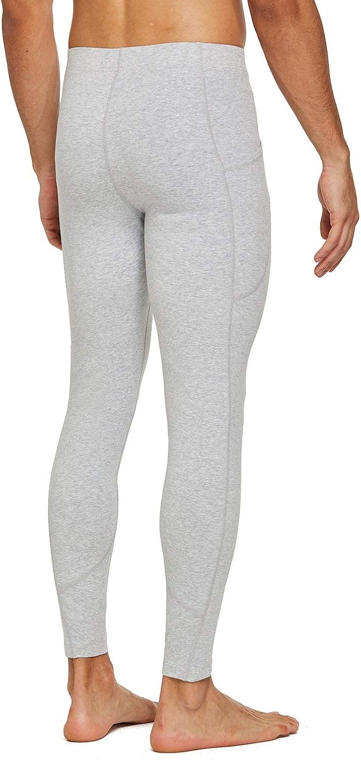 BALEAF Men's Yoga Leggings Running Tights with Pockets Athletic Compression Pants for Workout Cycling Hiking : Clothing
