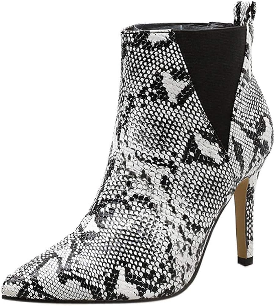 white snakeskin boots womens