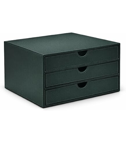 Amazon.com: Bigso Box of Sweden Ingrid 3-Drawer Fiberboard Desk