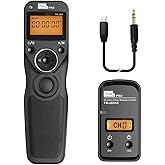 Wireless Remote Commander Shutter Release Cable Timer Pixel TW-283 S2 Wired Shutter Release Cable Compatible for Sony Alpha a7, a77II, a7R,a7RII, a7S, a5100, a6000