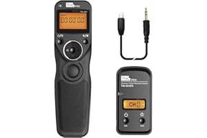 Wireless Remote Commander Shutter Release Cable Timer Pixel TW-283 S2 Wired Shutter Release Cable Compatible for Sony Alpha a7, a77II, a7R,a7RII, a7S, a5100, a6000