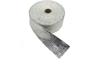 JC Performance Products USA Exhaust Pipe Wrap, Heat Shield Tape in: Fiberglass, Basalt (Titanium), Vermiculite or Foil Faced.