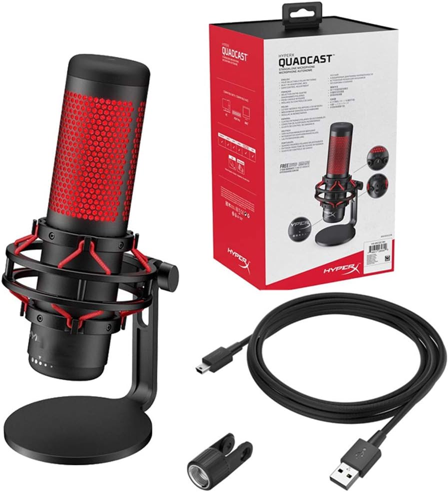 Thole Gaming Microfone Professional Computer Microphone Live Migrofono Detachable for PC PS4 and Mac
