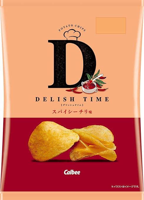 Amazon カルビー デリッシュタイム スパイシーチリ味 50g 12袋 ポテトチップス スナック菓子 通販
