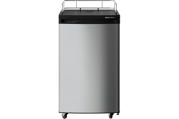 EdgeStar BR2001SS Ultra Low Temp Stainless Steel Refrigerator for Kegerator Conversion