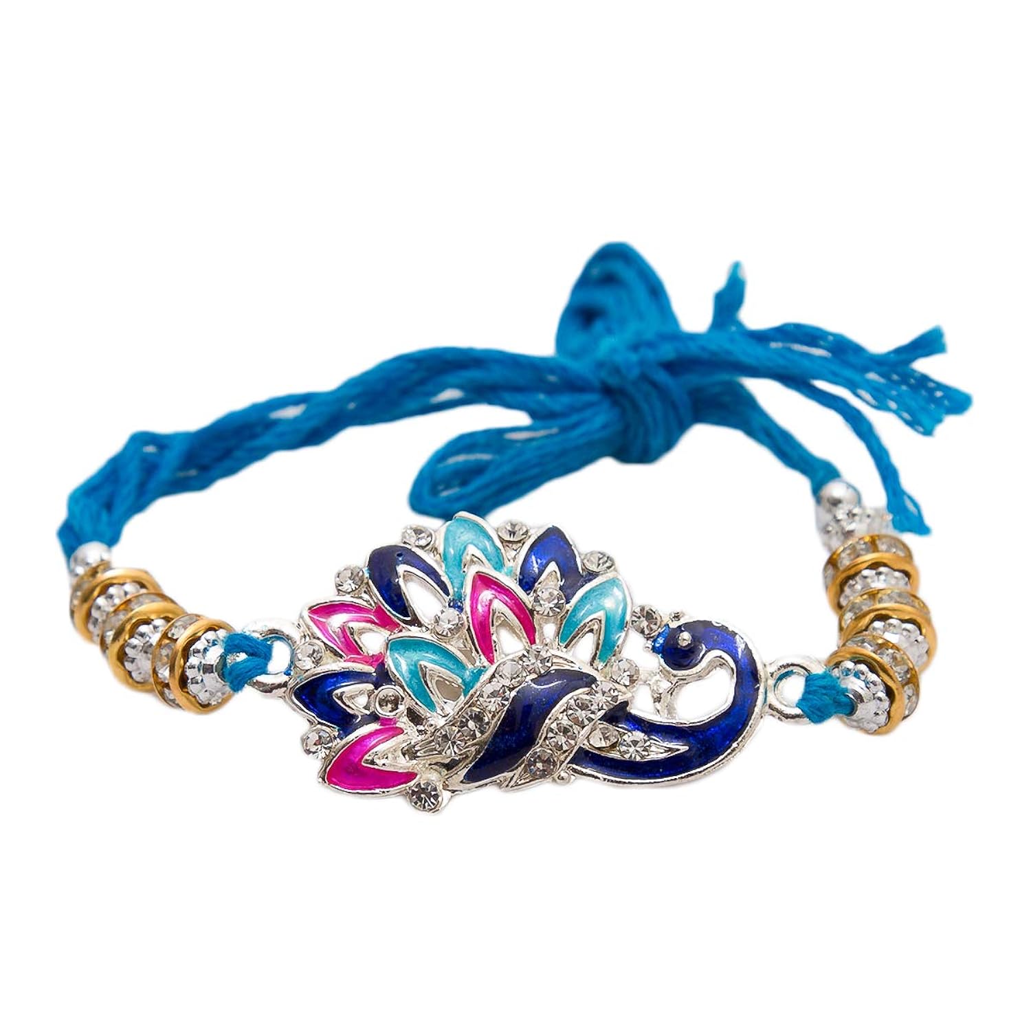 elegant floral rakhi/band for beloved brother