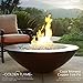 Golden Flame 12” Round Stainless-Steel Fire Pit Burner Ring - Durable & Weatherproof, Natural & Propane Gas - Backyard Outdoor Whistle-Free Fire Ring