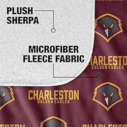 University of Charleston Logo Pattern Sherpa
