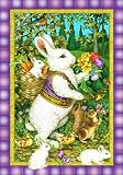 Toland Home Garden Classic Bunny 28 x 40-Inch Decorative USA-Produced House Flag