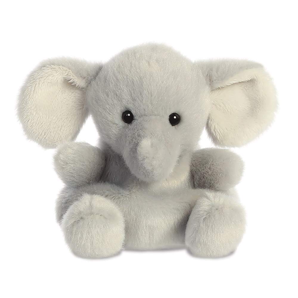 Aurora, 33476, Palm Pals Stomps Elephant, 5In, Soft Toy, Grey