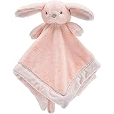 Loveys for Babies,Soft Bunny Security Blanket for Newborn Boys and Girls,Toddler Snuggle Toy Stuffed Animal,Baby Lovey, Baby Girl Gifts,Age 0+