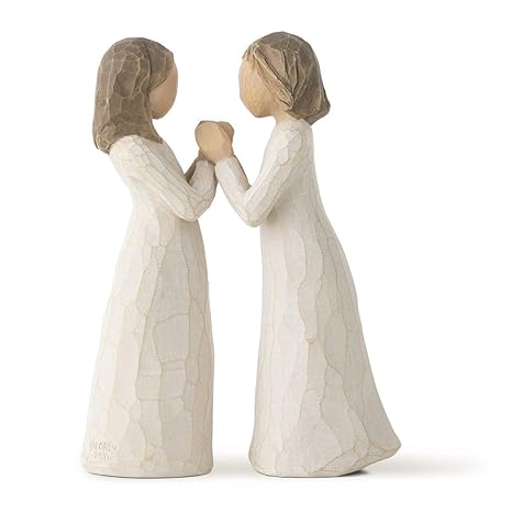Willow Tree 26023 Figur Beste Freundinnen, 7,6 x 3,8 x 11,4 cm