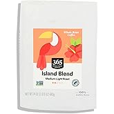 365 by Whole Foods Market, Island Blend Whole Bean Coffee, Medium-Light Roast, 24 Ounce