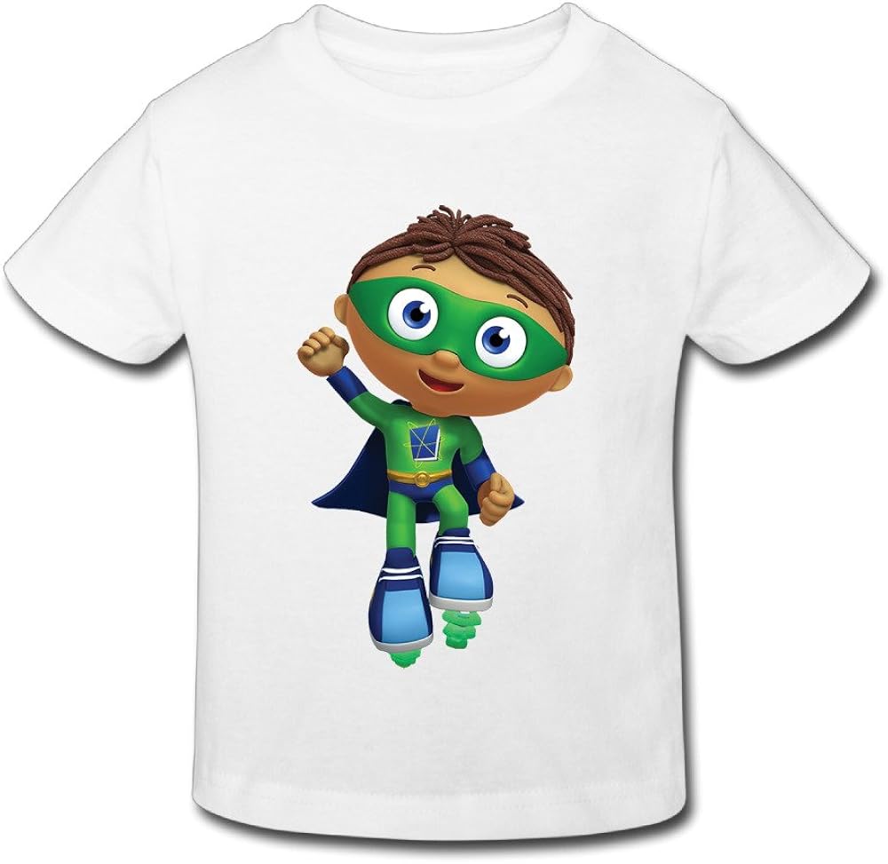 Radyk56rtyh Toddler's 100% Cotton Super Why! Cute T-Shirt