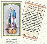 Our Lady of the Miraculous Medal Paper Prayer Cards