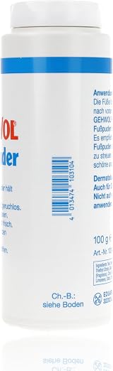 Gehwol Odourless Antibacterial Foot Powder 100g - Prevents Athlete's Foot view 3