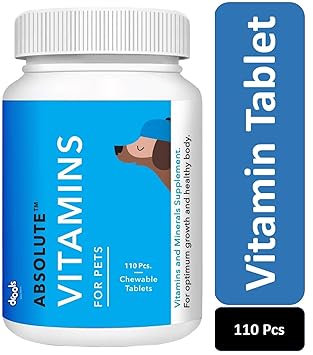 Drools Trumppetz Absolute Vitamin Tablet Dog Supplement, 110 Pieces