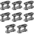 AIEX 8pcs #415 Chain Master Links, Steel Alloy Heavy Duty Roller Chain Connector Links for Bike Motorized Bicycle Mini Bike Karting Pit ATV Scooter