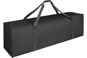 COOLBEBE 52" Sports Duffle Bag - 160L Extra Large Travel Duffel Luggage Bag with Upgrade 2-way Lockable Zippers, Sturdy & Water Resistant Long Duffle Bag for Camping Moving (Black 52inch)