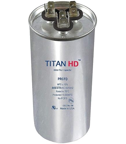 Titan TRCFD6010 Dual Rated Motor Run Capacitor Round MFD 60/10