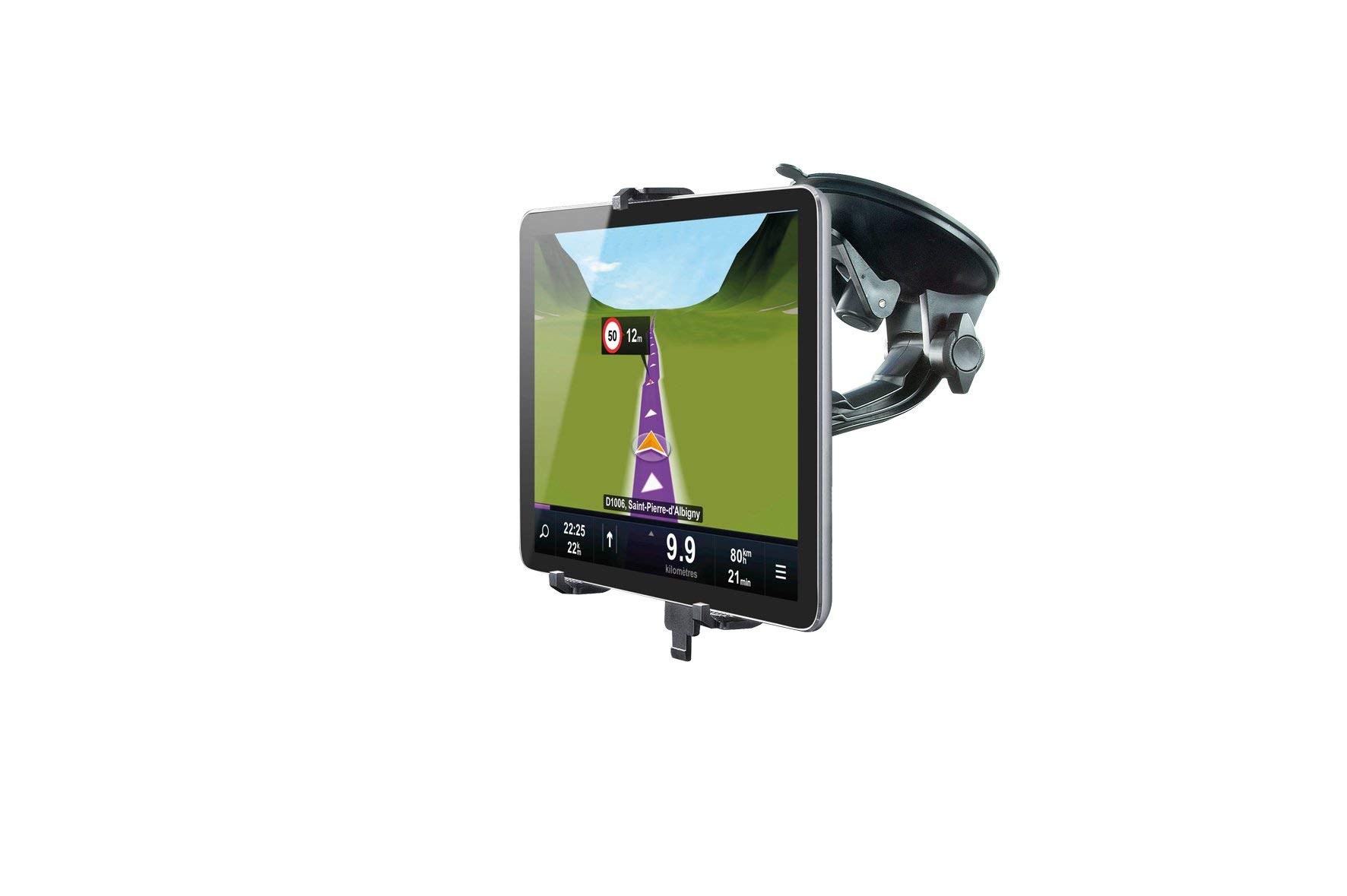 Cellularline In Car Tablet Holder, Car Headrest Mount, for Tablets Up to 12", for Windscreen, Car Dashboard and Headrest