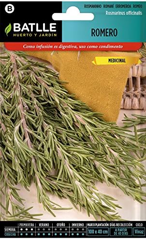 Semillas Aromáticas - Romero - Batlle: Amazon.es: Jardín