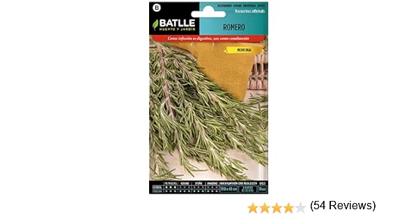 Semillas Aromáticas - Romero - Batlle: Amazon.es: Jardín