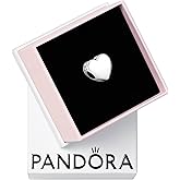 PANDORA Heart Charm - Compatible Moments Bracelets - Jewelry for Women - Gift for Women in Your Life - Made with Sterling Silver, With Gift Box