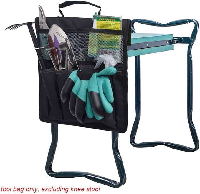 HHQueen Garden Kneeler Tool Bag Garden Tool Storage Bag