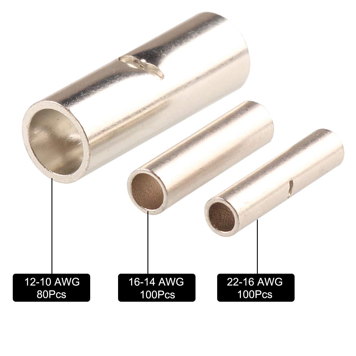 Pins 0 point 5mm2 Onvas 100pcs NonInsulated Wire Strip Copper