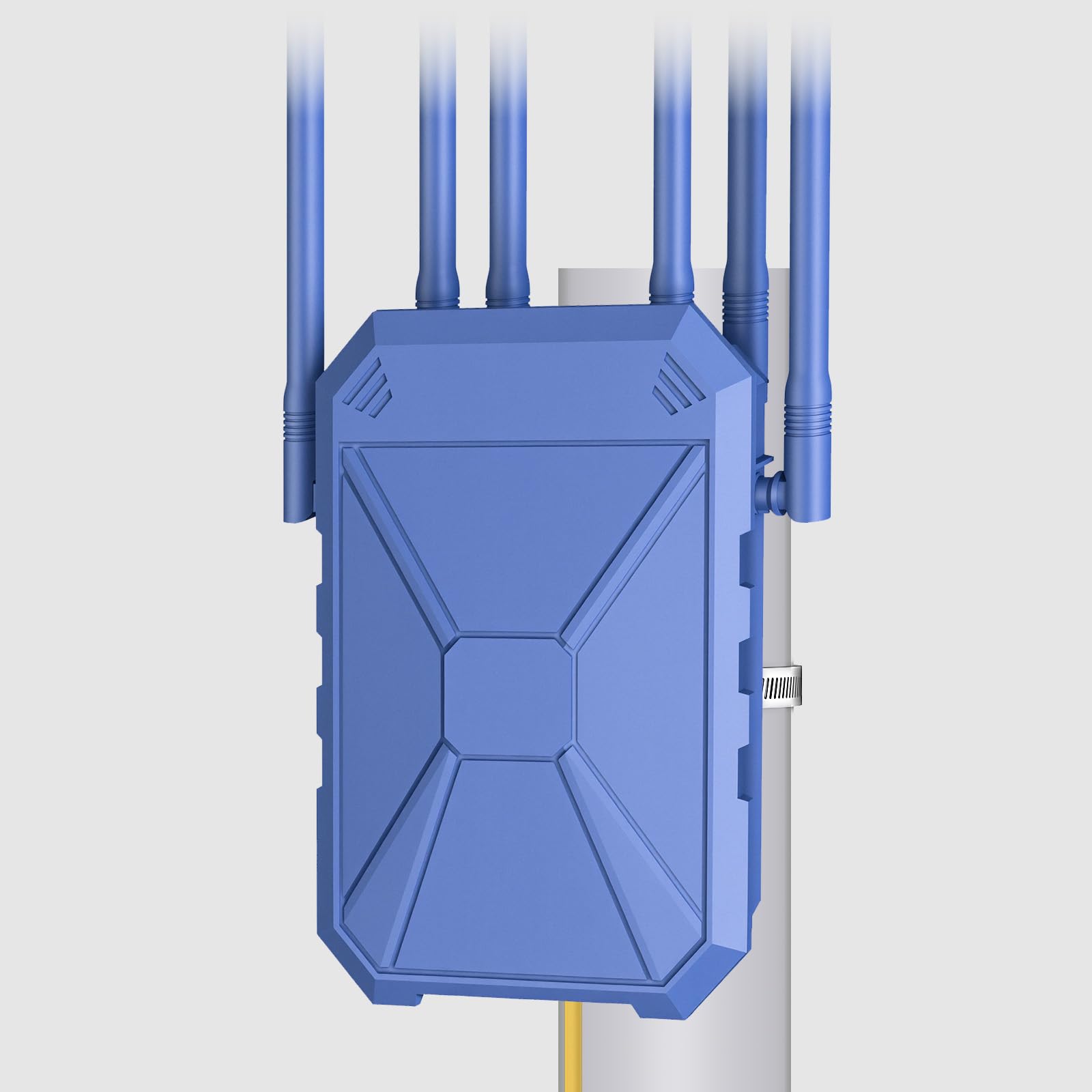 Photo 1 of AX1800 Outdoor WiFi 6 Extender, Long Range Outdoor WiFi Extender Signal Booster, Outdoor WiFi Access Point, IP67 Weatherproof, PoE Power Supply, for Starlink, Patio, Camping, Yard, RV