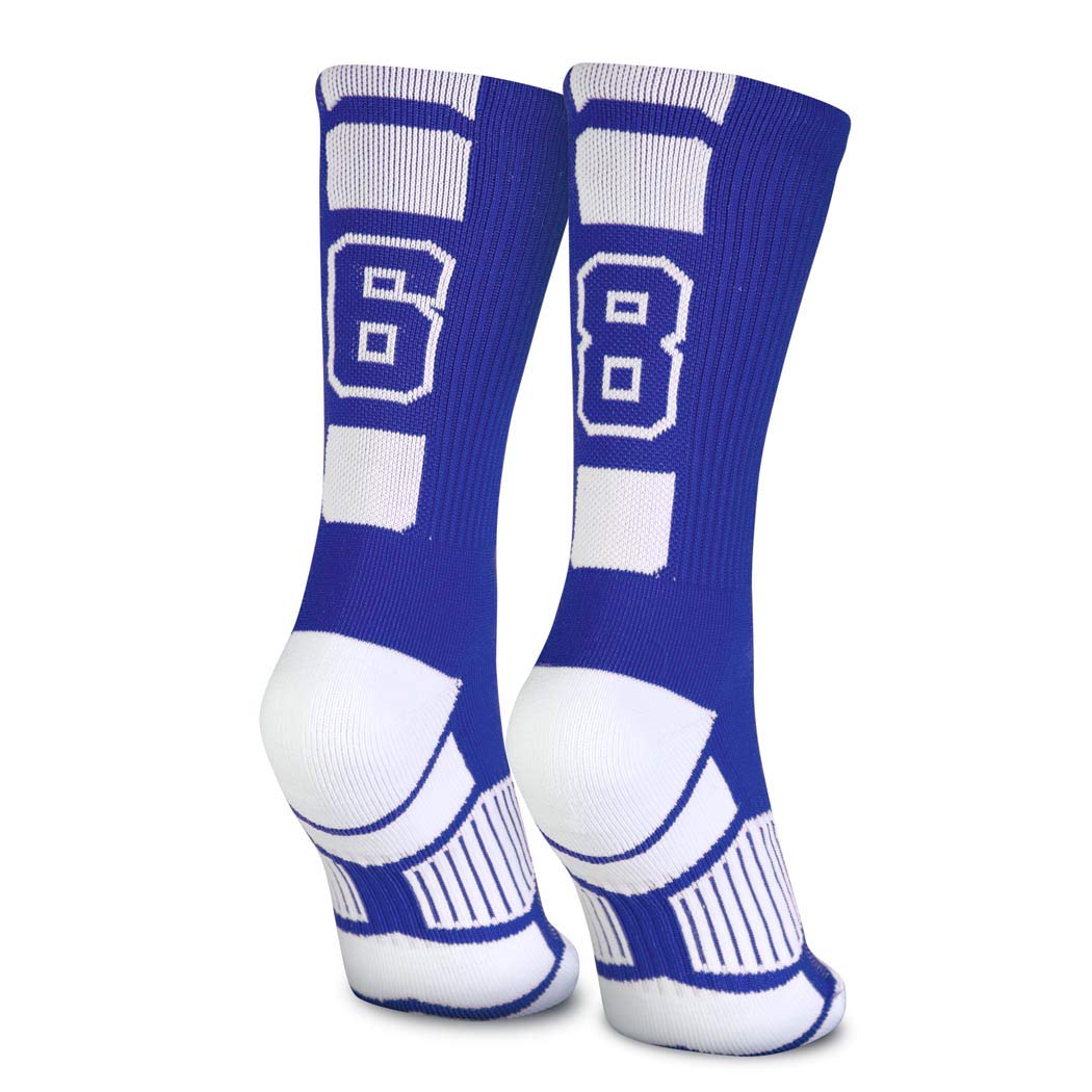 ChalkTalkSPORTS Custom Team Number Crew Socks