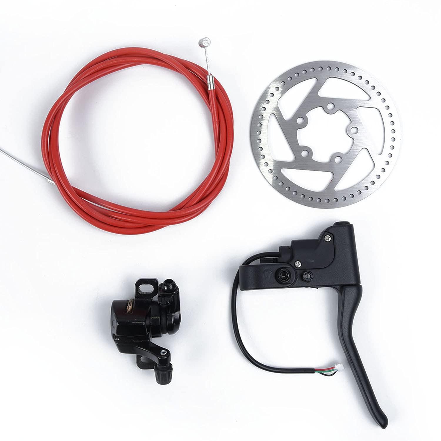 CENPEK Electric Scooter Disc Brake,Metal Disc Brake Device Set Brake Line Handle Electric Scooter Brake Accessories for X-i-a-o-mi M365 Electric Scooter Accessories Kit