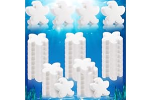Patelai 40 Pcs Hot Tub Sponge Spa Cleaning Sponges for Hot Tub Oil Absorbing Cleaning Scum for Spa, Bathtub and Swimming Pool