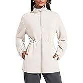G4Free Smoofit Modal Soft Women's Zip Up Long Jackets Cinch Waist Casual Sweatshirts with Pockets