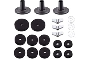 Amadget 21 Pieces Cymbal Replacement Accessories