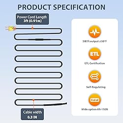 HEATIT JHSF1 Self Regulating Pre-Assembled Heating