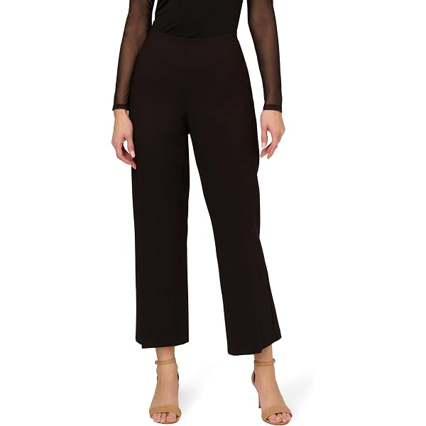 Pantalon Tailleur Adrianna Papell Beige - Taille 12, Ourlet Froncé, Très Bon état