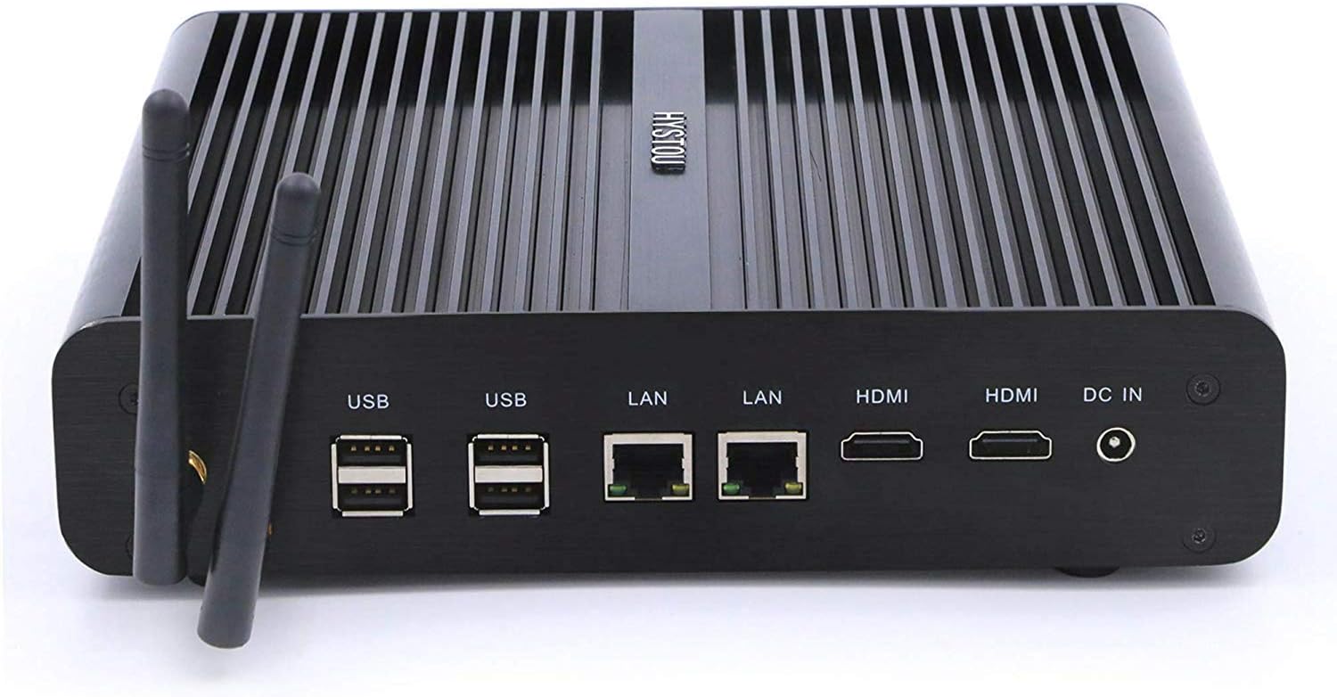 Mini Desktop Intel Nuc Core i7 Haswell PC Fanless tiny Gaming Dual Lan Computer Windows 10 DDR3 NO RAM/SSD/HDD Internal WiFi/BT 4.0