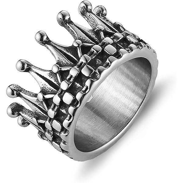 アクセサリー Vintage 925silver Ring king ZXZX Vintage 925 Sterling Silver MOP Domed Ring 14.4g, 5.75s